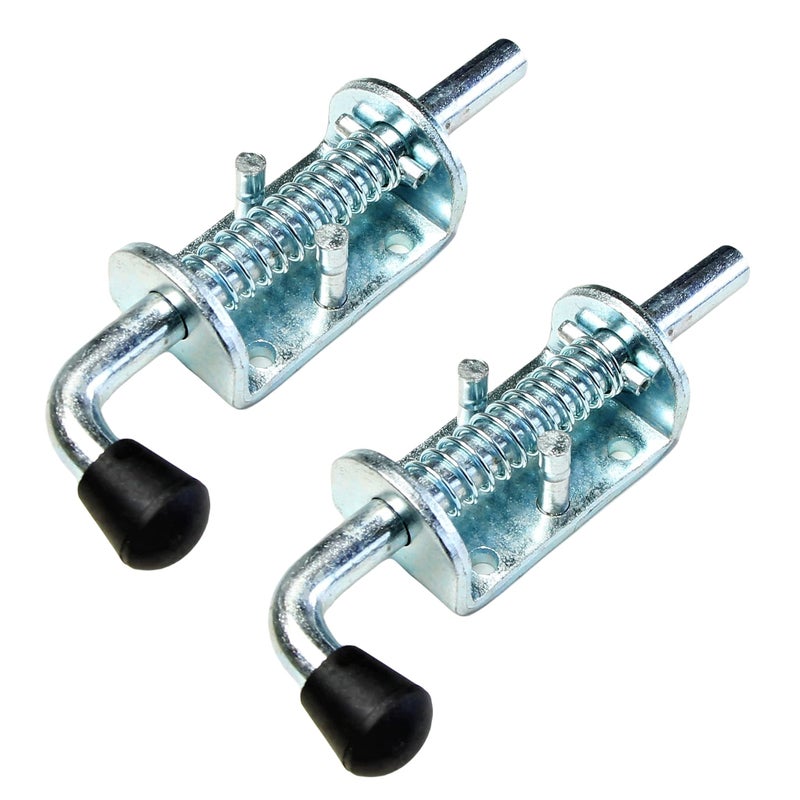 WorldPac (Pack of 2) 1/2" Spring Pin Latch Lock Assembly for Utility Trailer Gate - Heavy Duty - Image 1